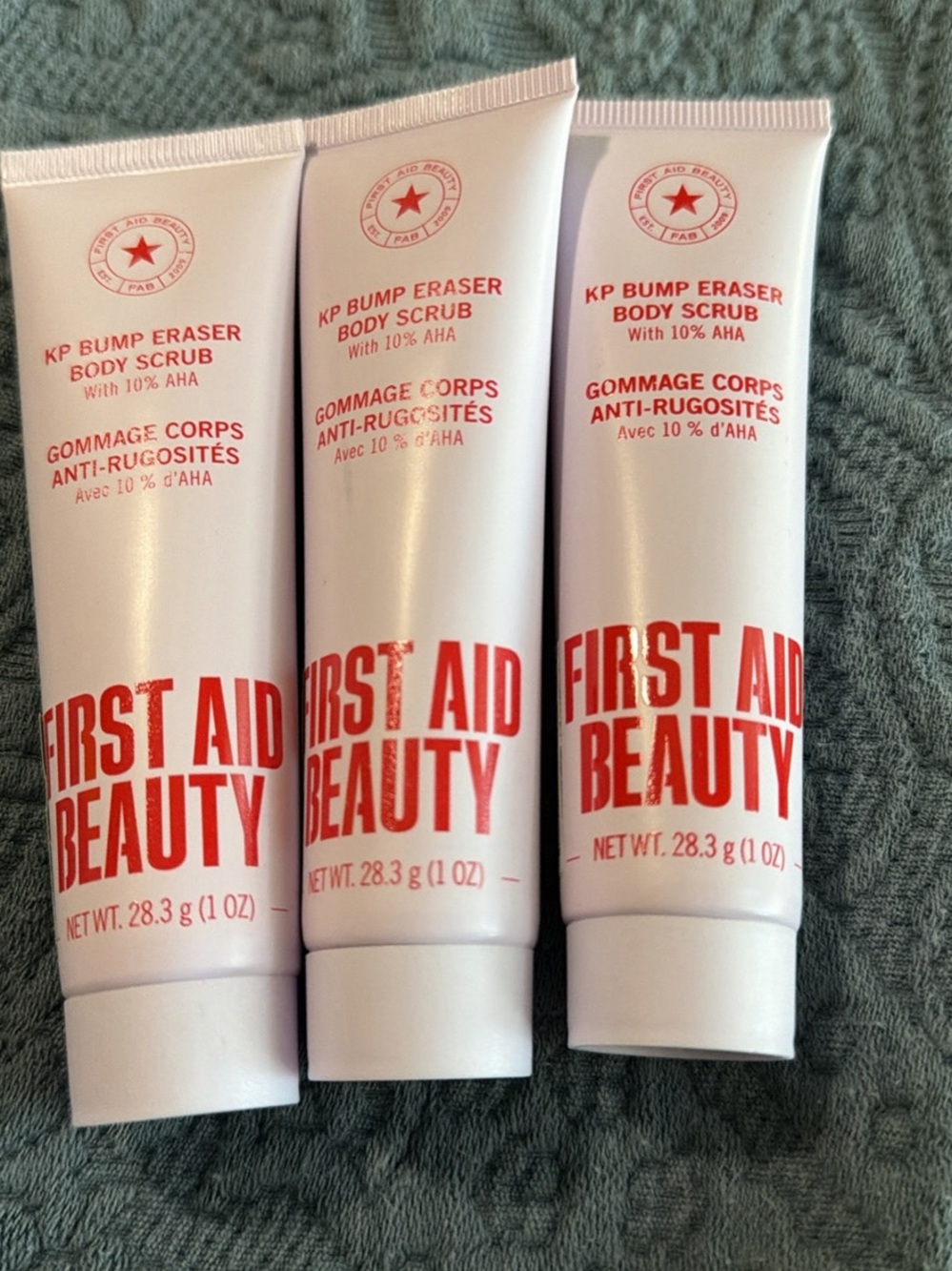 KP Bump Eraser Body Scrub Tubes